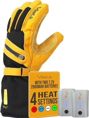 Volt Heated Work Gloves in Yellow and Black